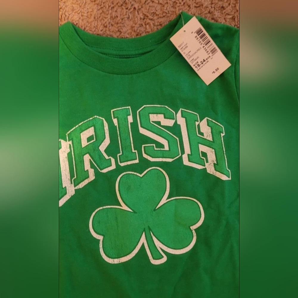 The Children's Place St. Patty's day shirt nwt - Picture 3 of 3